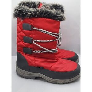 Womens Apres  Red Winter Snowboots Size 10 - great condition!